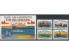 Turks&Caicos 1983 - Locomotive, serie+colita neuzata