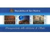 San Marino 1993 - Inauguration of State Television bloc neuzat