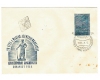 Ungaria 1955 - Posta Aeriana, pe folie Alu, plic FDC, usor patat
