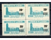 Algeria 1946 - 20F/18.8F colete postale, cai ferate, bloc de 4 n