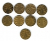 Germania 1924-1925 - Lot 10 reichspfennig, 9buc., circulate