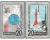 URSS 1965 - Ziua cosmonautilor II serie neuzata pe folie alumini