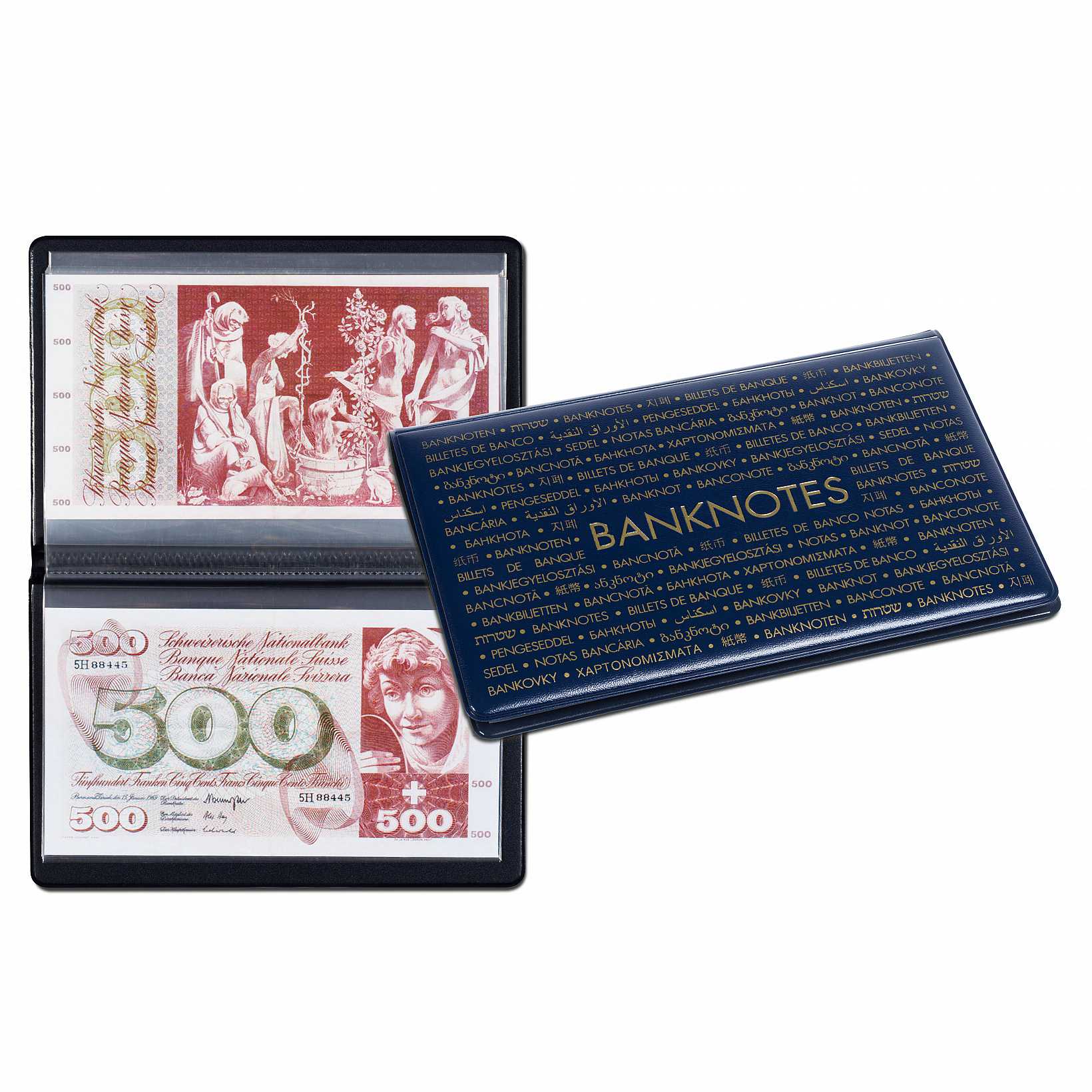 Clasor de buzunar pentru bancnote 210x125mm
